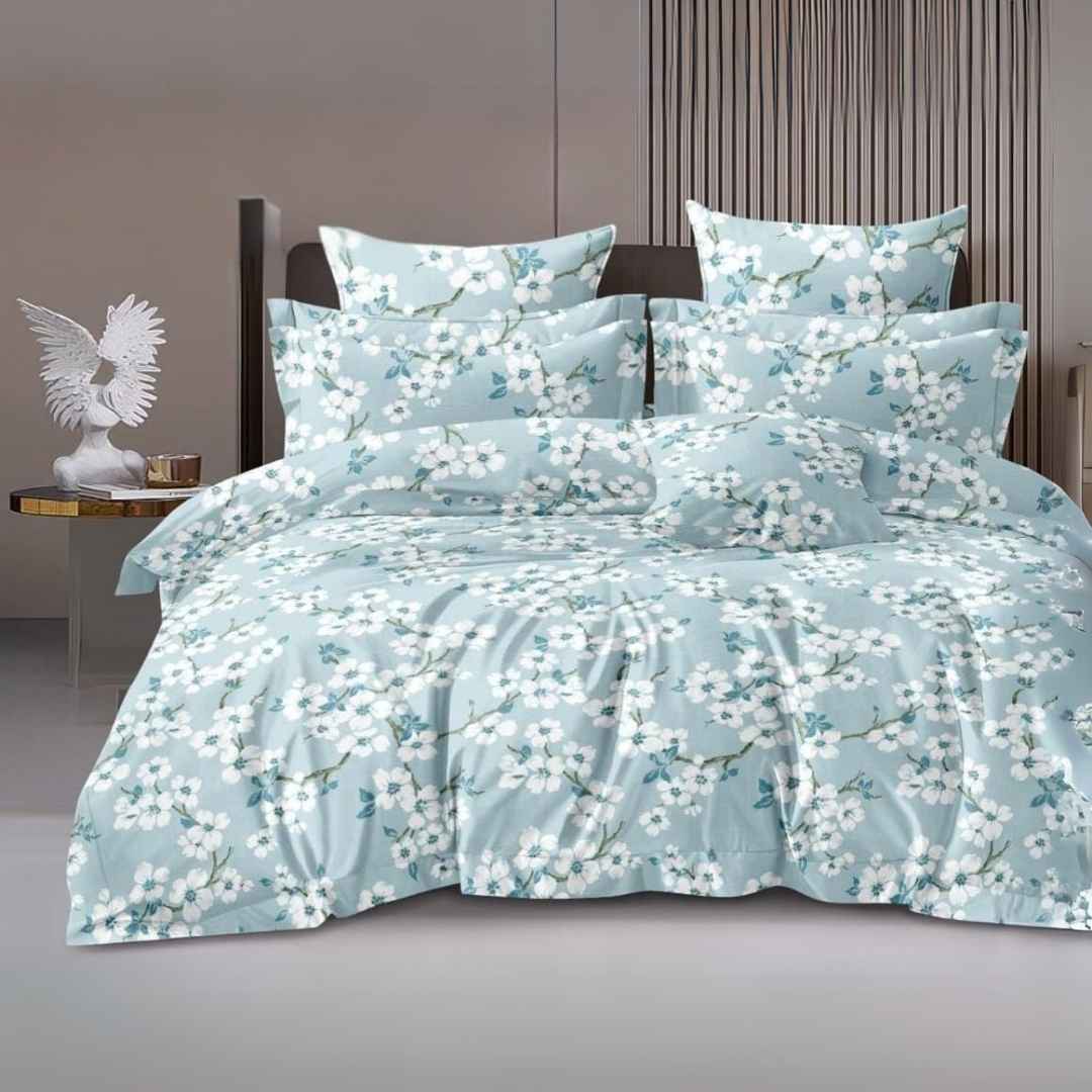 Golden Leaf King Fitted 150 GSM Glace Cotton