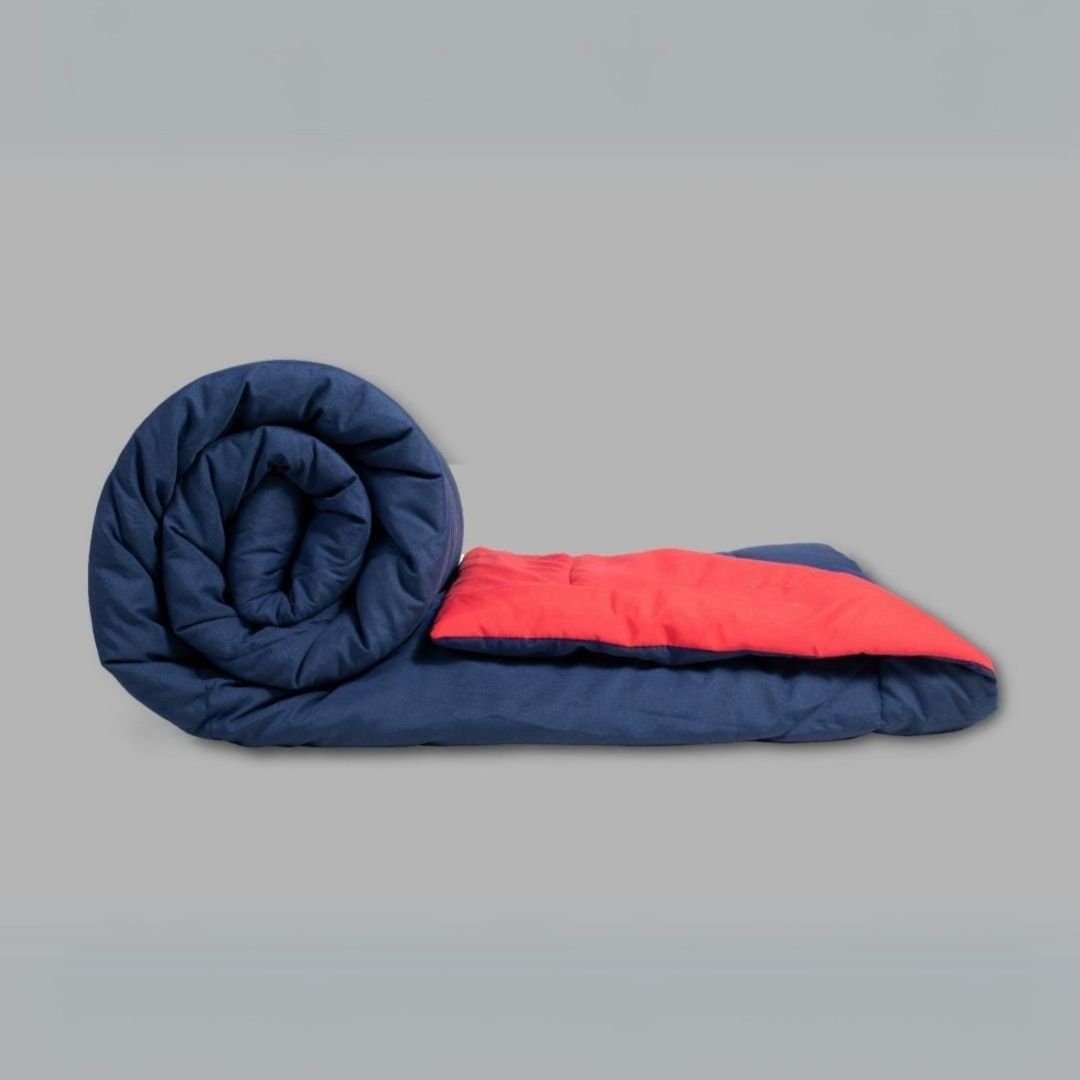 Reversible solid Double bed comforter