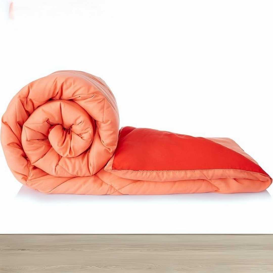 Reversible solid Double bed comforter