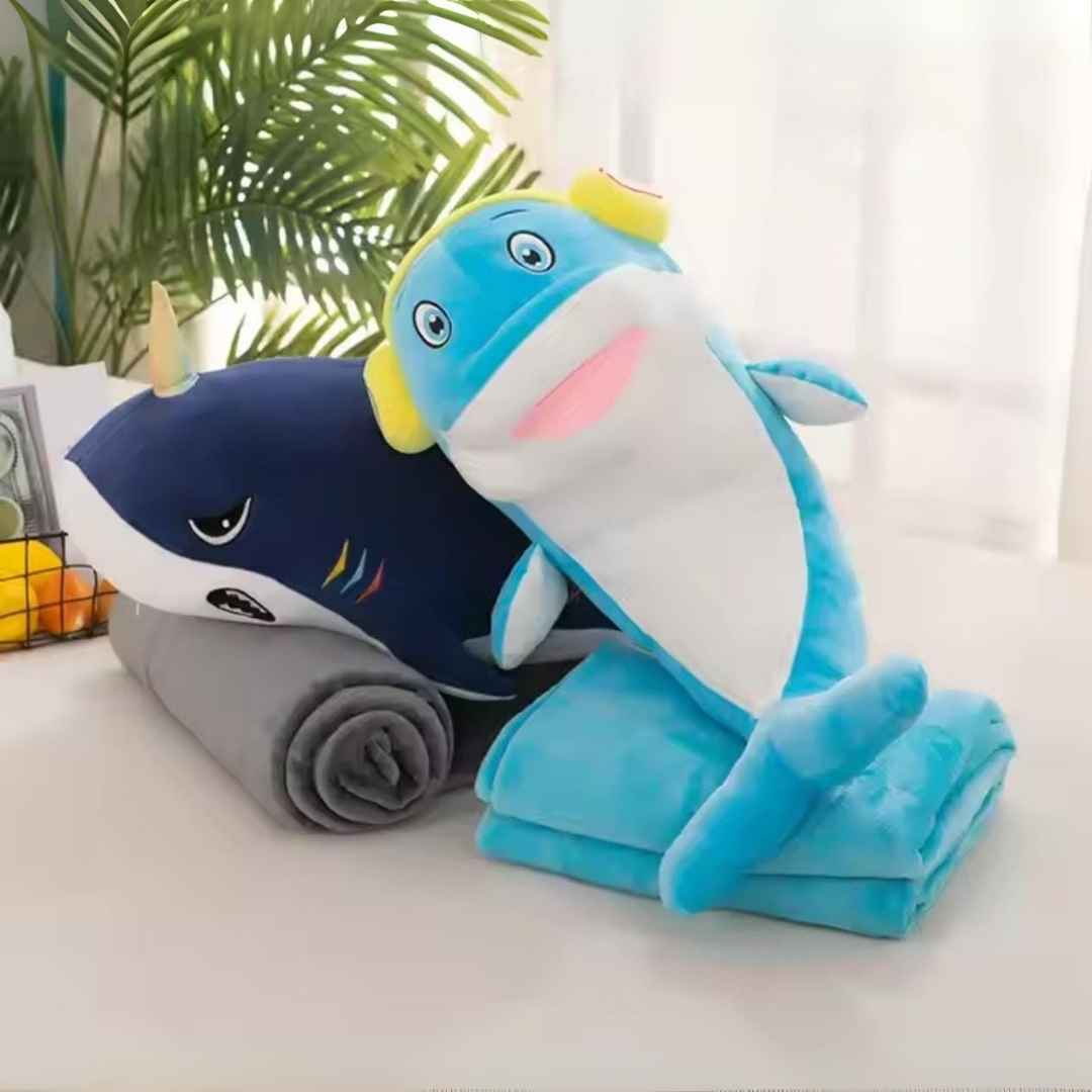Dolphin designer Blanket cum pillow