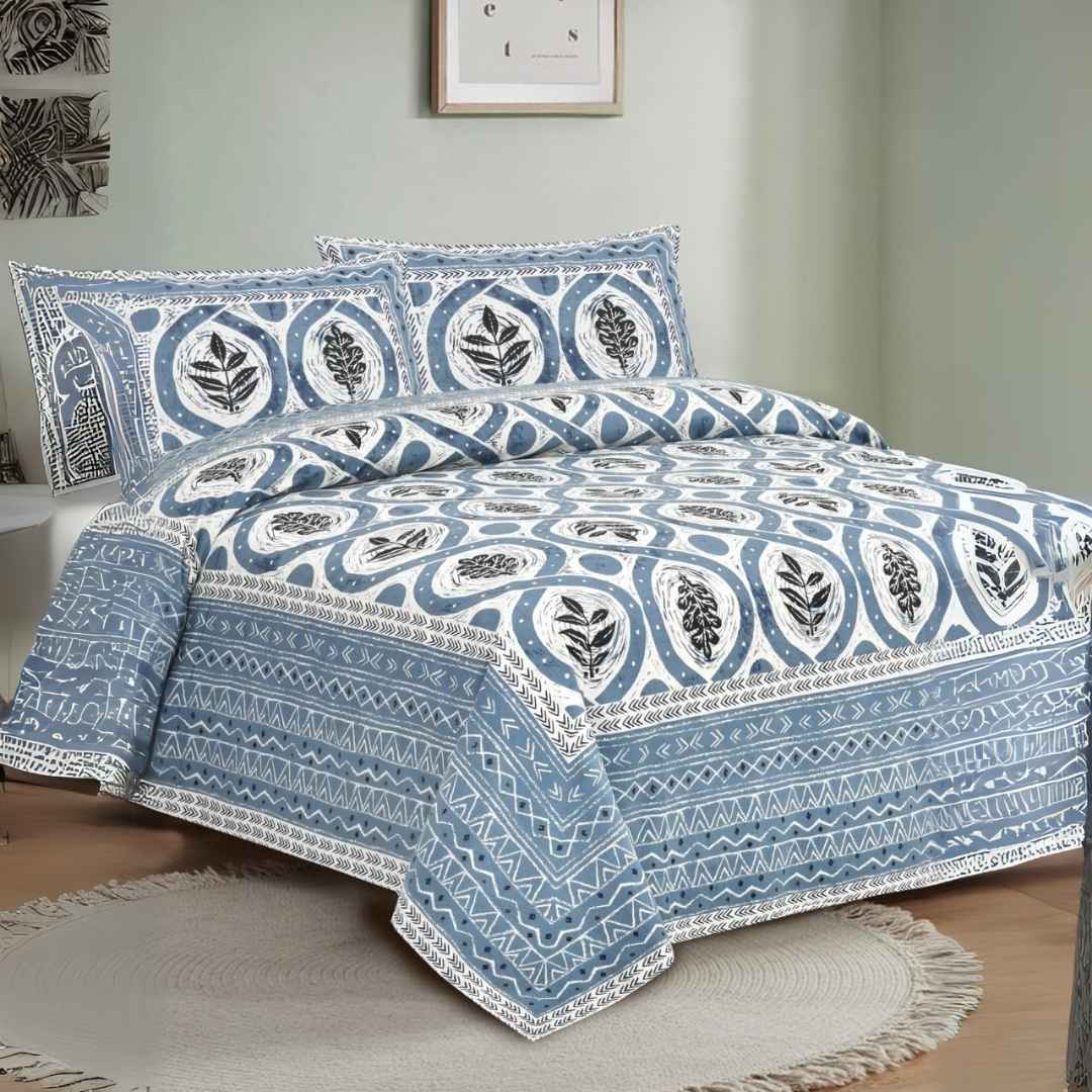 Pure cotton king size bedsheet