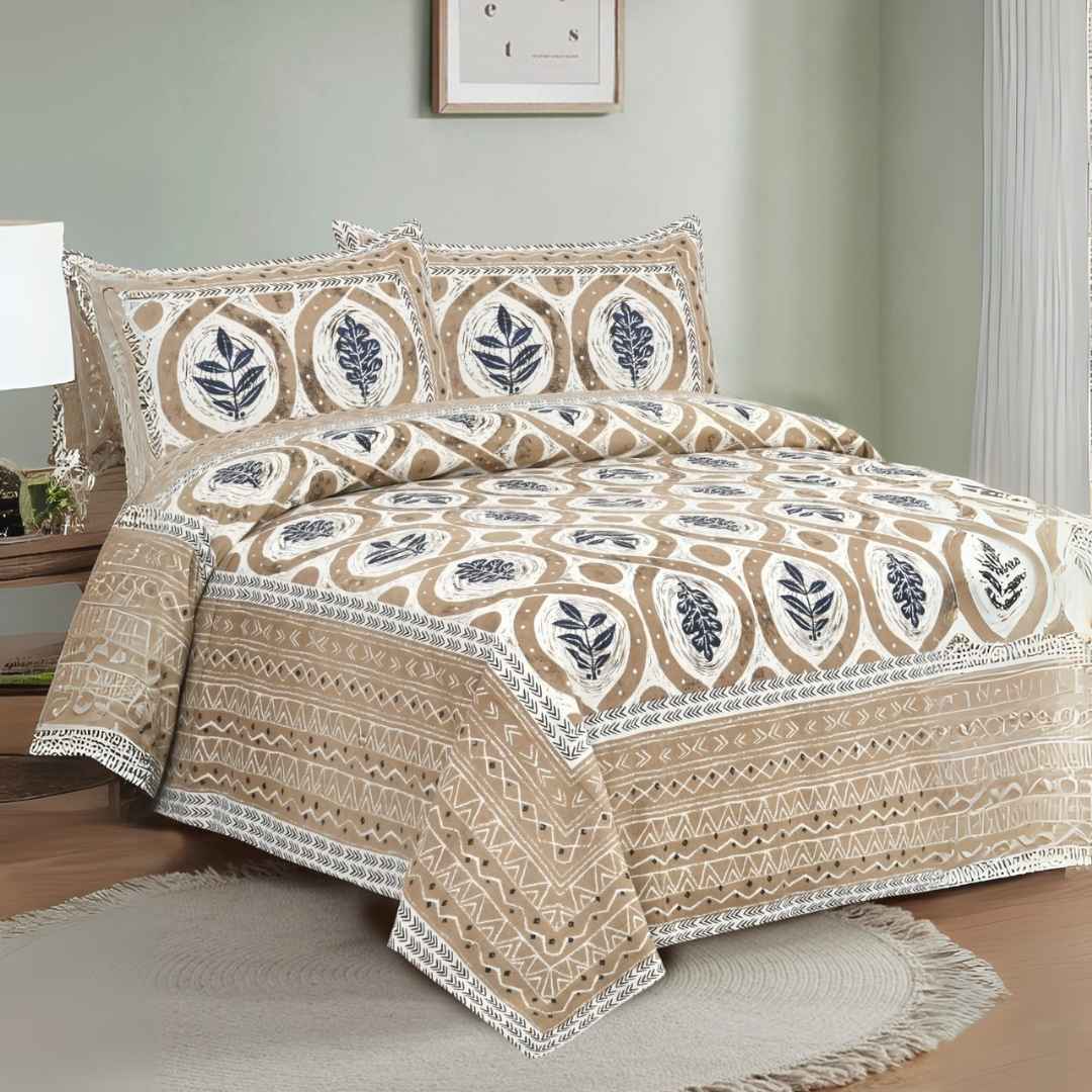 Pure cotton king size bedsheet