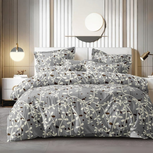 Candy king size Glace cotton bedsheet 150 GSM
