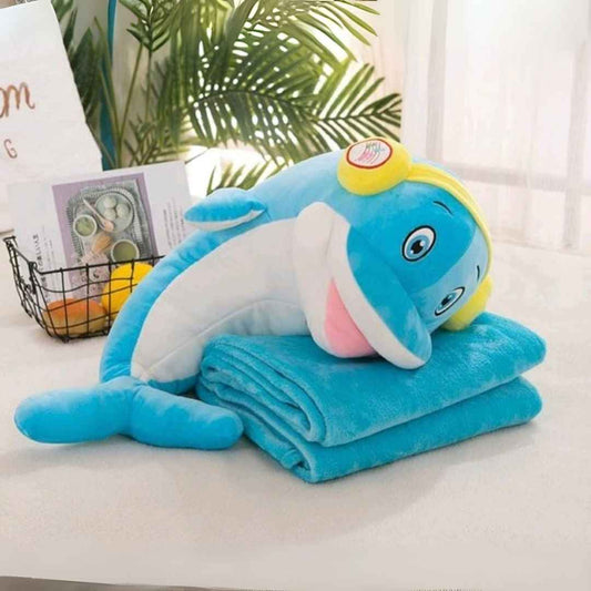 Dolphin designer Blanket cum pillow