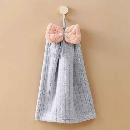 Bow Hand Towels Set/Cute Washbasin Towel(Pack of 3 pcs)
