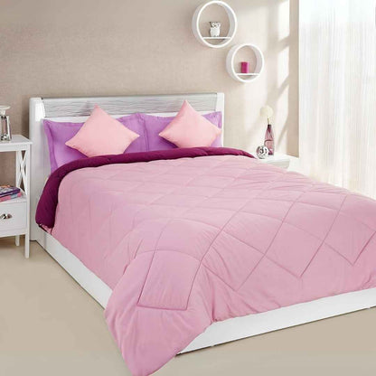 Reversible solid Double bed comforter