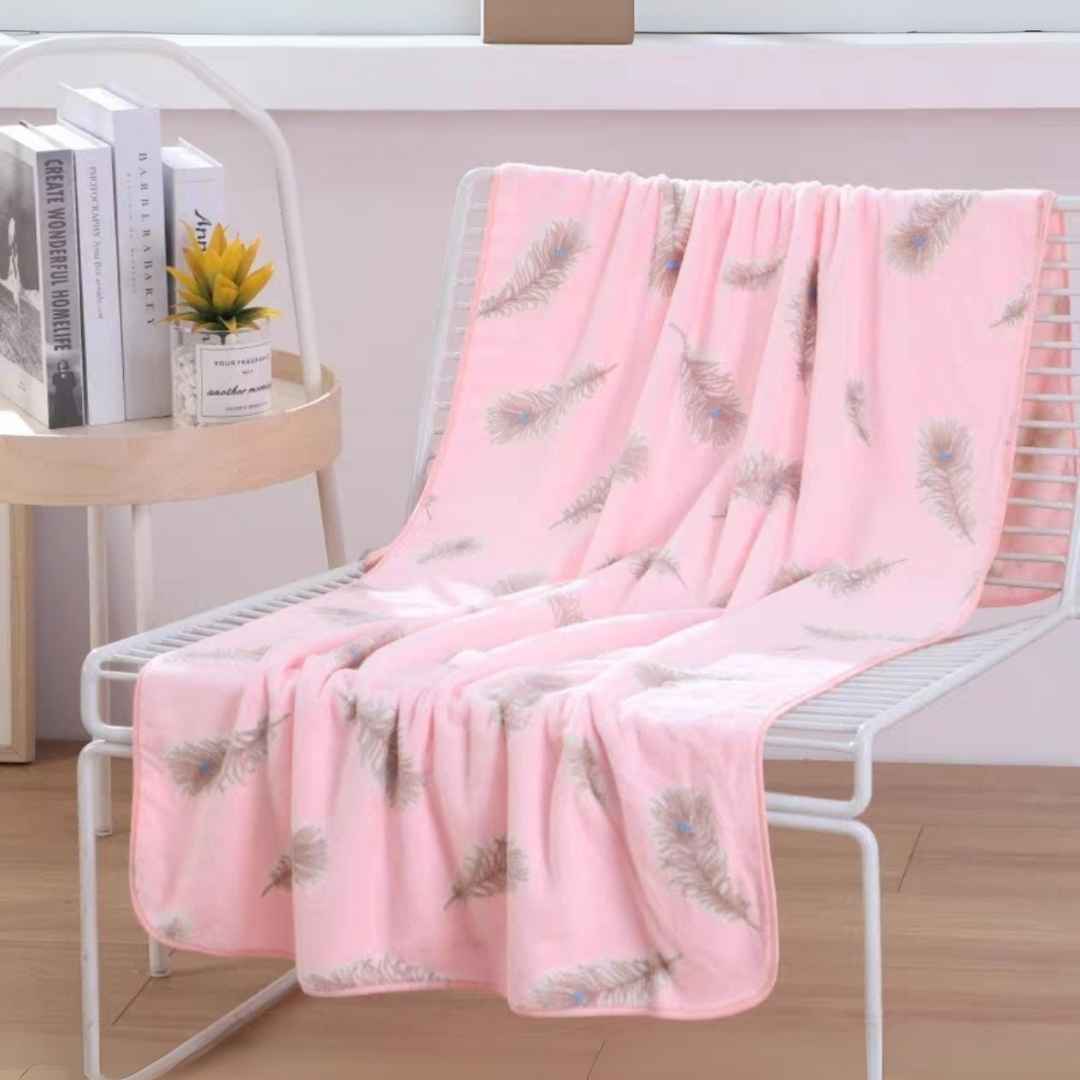 Peacock Feather Microfibre ultrasoft towel