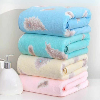 Peacock Feather Microfibre ultrasoft towel