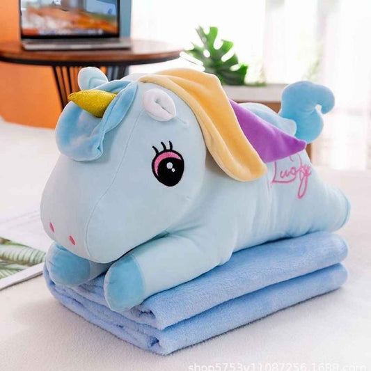 Designer Unicorn Blanket cum pillow