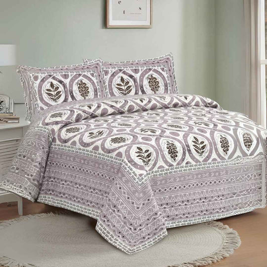 Pure cotton king size bedsheet